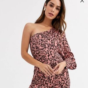 One shoulder jumpsuit